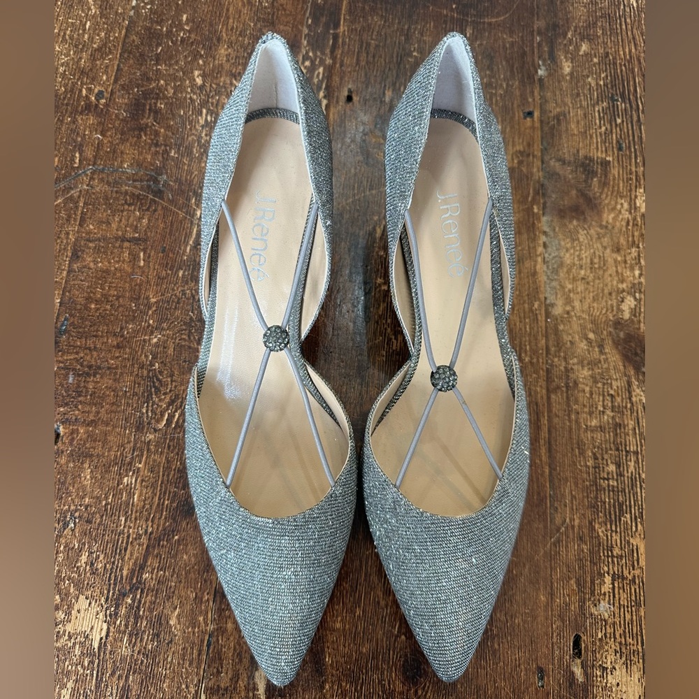 J. Renee Varshee Pewter Dance Glitter 8.5
